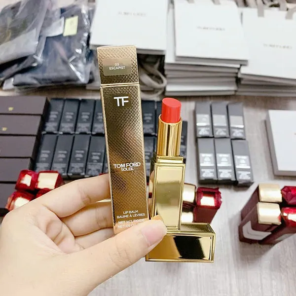 Son Dưỡng Tom Ford Soliel Lip Balm 03 Escapist Màu Hồng Ấm - Son Môi - Vua Hàng Hiệu