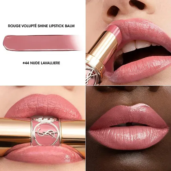Son Dưỡng Yves Saint Laurent YSL Loveshine 44 Nude Lavalliere Màu Nâu Đất