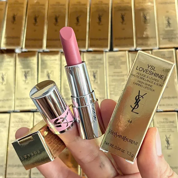 Son Dưỡng Yves Saint Laurent YSL Loveshine Shade 44 Nude Lavallière Màu Hồng Đào 1.3g - Son Môi - Vua Hàng Hiệu