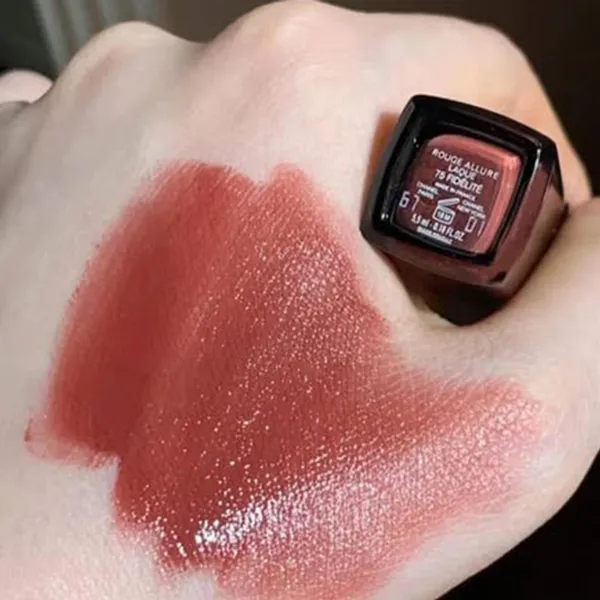 Son Kem Chanel Rouge Allure Laque Ultrawear Shine Liquid Lip Colour 75 Fidelite Đỏ Nâu