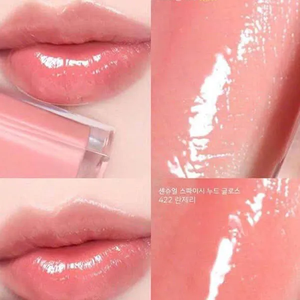 Son Kem Hera Sensual Spicy Nude Gloss 422 Lingerie Màu Hồng Đào Đất - Son Môi - Vua Hàng Hiệu