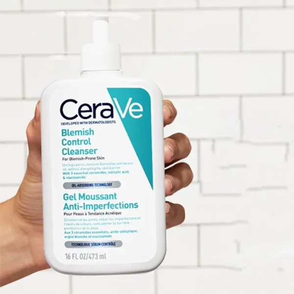 Sữa Rửa Mặt Cho Da Dầu Mụn Cerave Blemish Control Cleanser 473ml - Sữa Rửa Mặt - Vua Hàng Hiệu