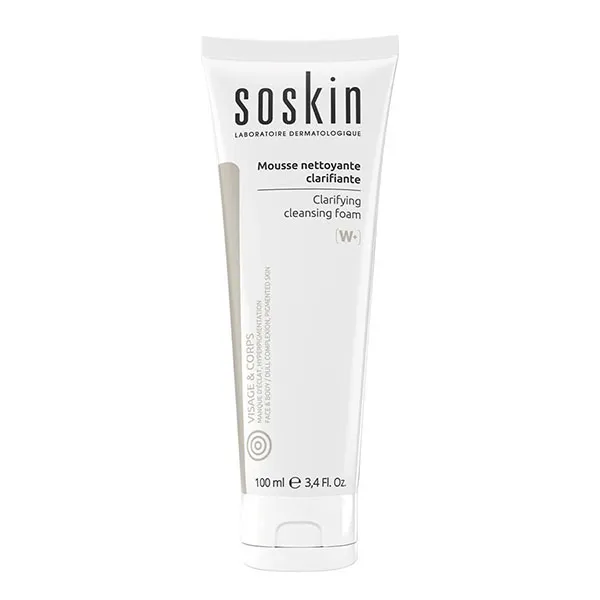 Sữa Rửa Mặt Hỗ Trợ Làm Trắng Da Soskin Clarifying Cleansing Foam 100ml - Sữa Rửa Mặt - Vua Hàng Hiệu