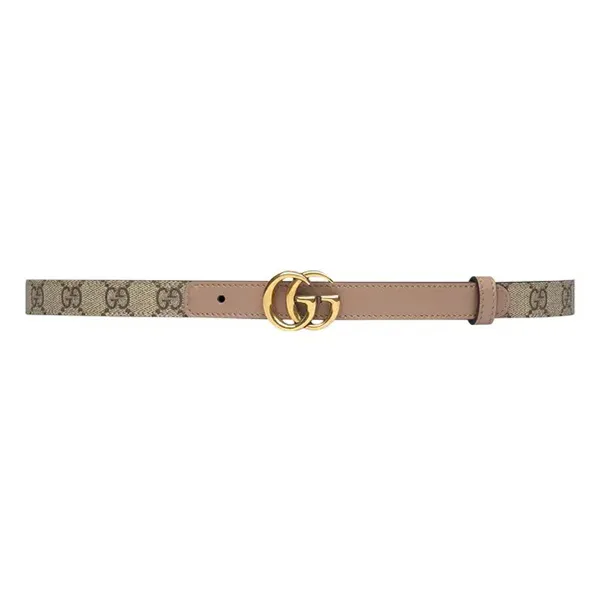 Thắt Lưng Gucci Double G Buckle GG Belt 409417 92TLC 8592 Màu Be/Xám Size 70 - Thắt lưng - Vua Hàng Hiệu