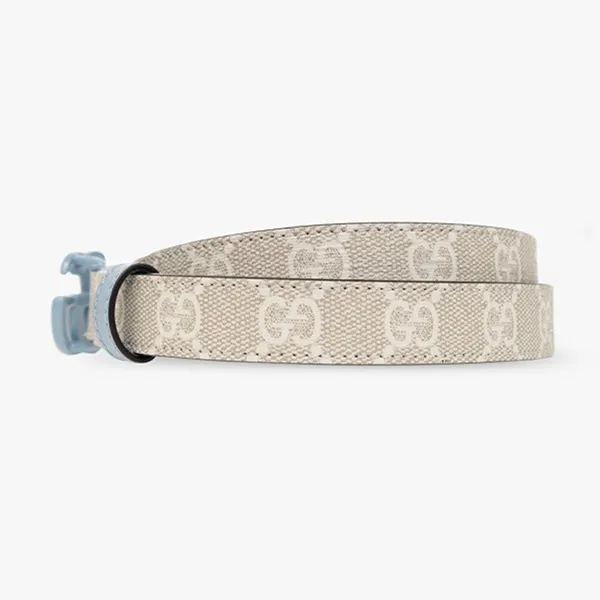 Thắt Lưng Gucci GG Cream Belt With Logo 409417 FAA6B-8049 Bản 2cm Màu Kem Size 75 - Thắt lưng - Vua Hàng Hiệu