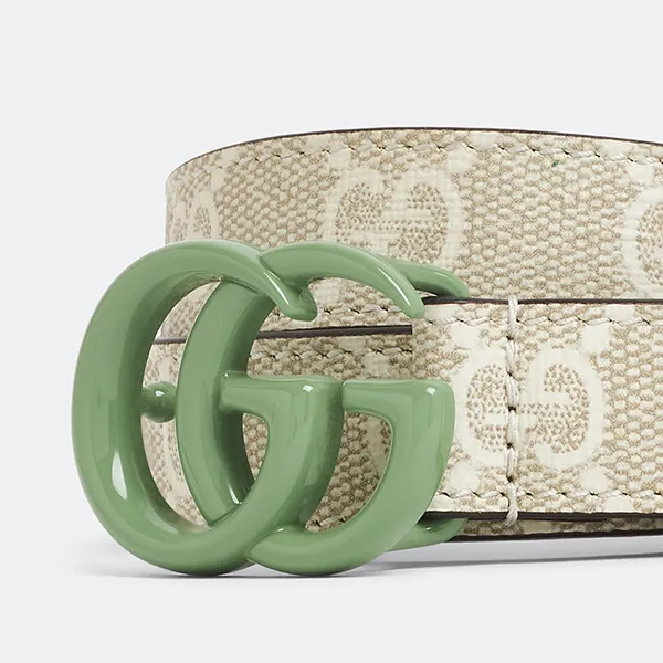 Thắt Lưng Gucci GG Marmont Thin Belt 409417FAA6B8048 Bản 2cm Màu Be Size 80 - Thắt lưng - Vua Hàng Hiệu