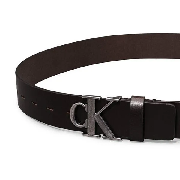Thắt Lưng Nam Calvin Klein CK K50K512068 GRP Bản 3.5cm Màu Nâu Size 90 - Thắt lưng - Vua Hàng Hiệu