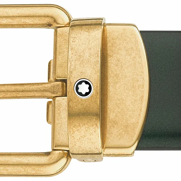 Thắt Lưng Nam Montblanc Brushed Green 3cm Leather Belt MB129454 Màu Xanh Lá - Thắt lưng - Vua Hàng Hiệu