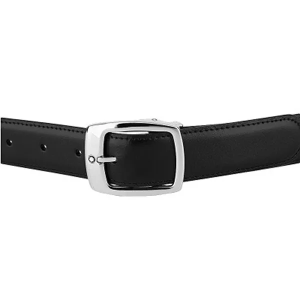 Thắt Lưng Nam Montblanc Contemporary Reversible Belt Black 9695 Màu Đen Size 120 - Thắt lưng - Vua Hàng Hiệu