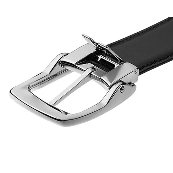 Thắt Lưng Nam Montblanc Contemporary Reversible Belt Black 9695 Màu Đen Size 120 - Thắt lưng - Vua Hàng Hiệu