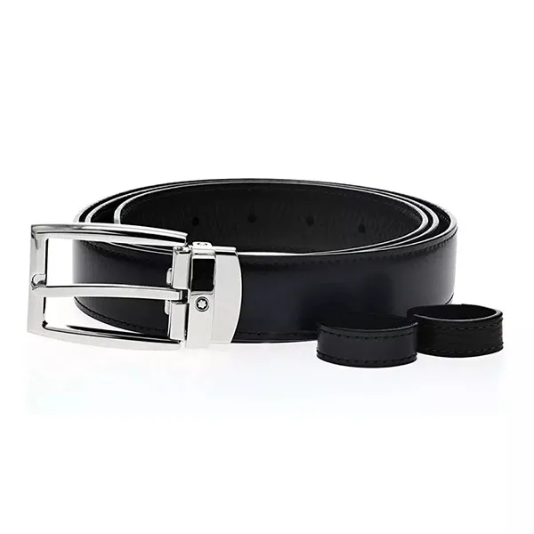 Thắt Lưng Nam Montblanc Men's Business Reversible 123900 Màu Đen - Thắt lưng - Vua Hàng Hiệu