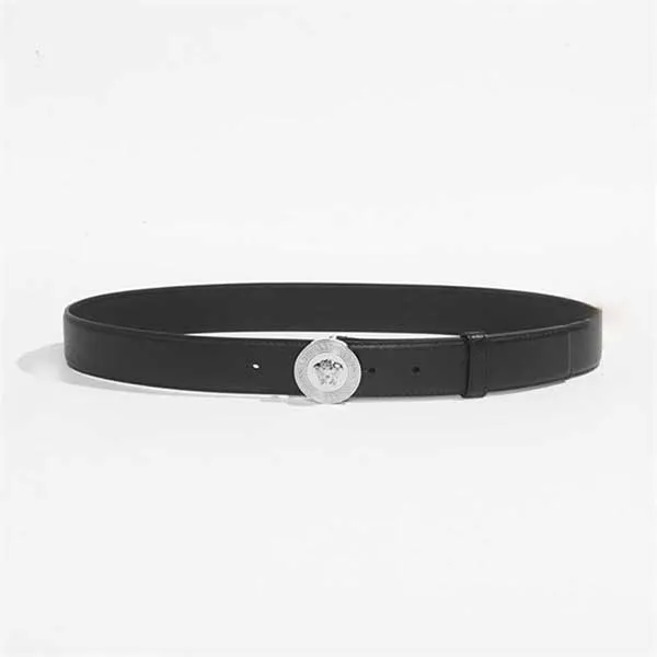 Thắt Lưng Versace DCDG815S Black Silver Màu Đen