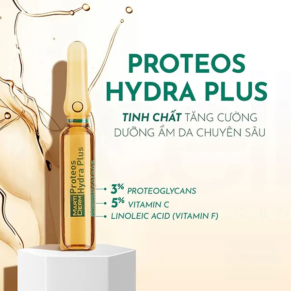 Tinh Chất Ampoule Hỗ Trợ Dưỡng Ẩm, Làm Săn Chắc & Ngừa Lão Hoá Da MartiDerm The Originals Proteos Hydra Plus (30 x 2ml)