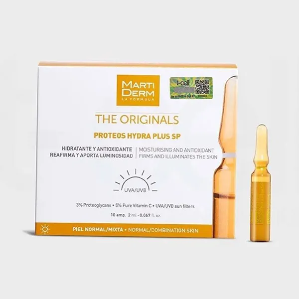 Tinh Chất Ampoule Hỗ Trợ Dưỡng Ẩm, Làm Săn Chắc & Ngừa Lão Hoá Da MartiDerm The Originals Proteos Hydra Plus SP (30 x 2ml)