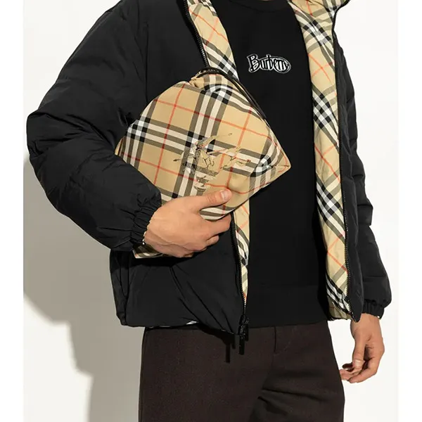 Túi Cầm Tay Burberry Pochette Màu Nâu Be - Túi xách - Vua Hàng Hiệu