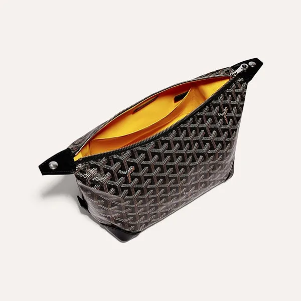 Túi Cầm Tay Goyard Bowling 25 Toilet Bag Black Màu Đen - Túi xách - Vua Hàng Hiệu