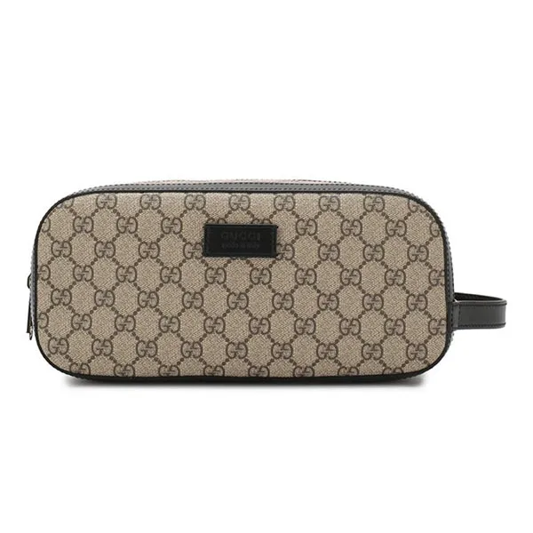 Túi Cầm Tay Gucci GG Supreme Màu Be - Túi xách - Vua Hàng Hiệu