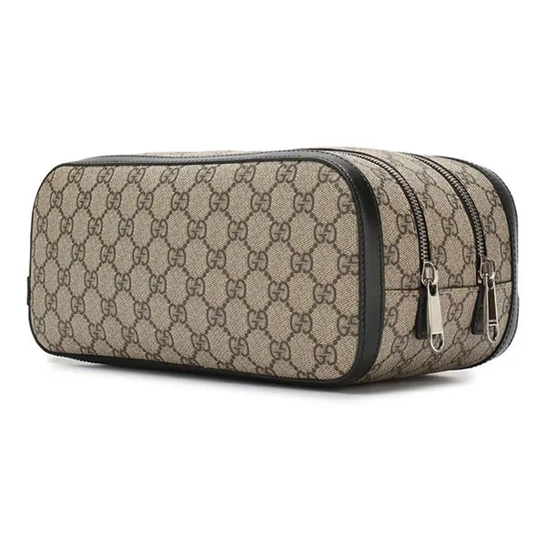 Túi Cầm Tay Gucci GG Supreme Màu Be - Túi xách - Vua Hàng Hiệu