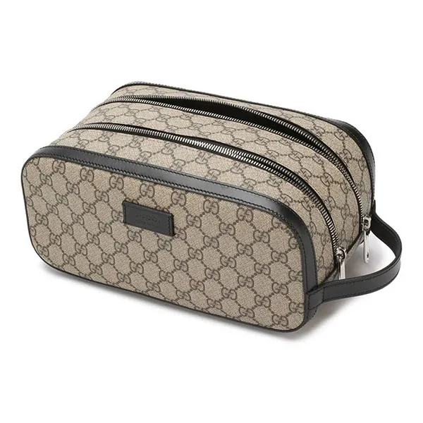 Túi Cầm Tay Gucci GG Supreme Màu Be - Túi xách - Vua Hàng Hiệu