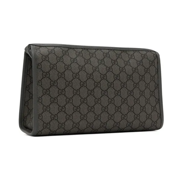 Túi Cầm Tay Nam Gucci Ophidia GG Toiletry Case Grey 598234-UULBN-1244 Màu Xám Đen - Túi xách - Vua Hàng Hiệu