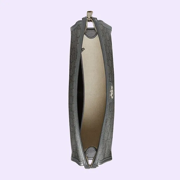 Túi Cầm Tay Nam Gucci Ophidia GG Toiletry Case Màu Xám - Túi xách - Vua Hàng Hiệu