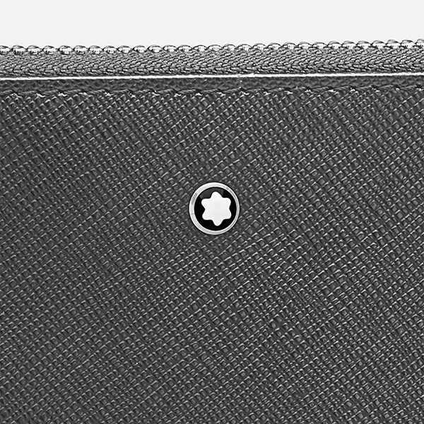 Túi Cầm Tay Nam Montblanc Sartorial Clutch Pochette Dark Grey 126056 Màu Xám