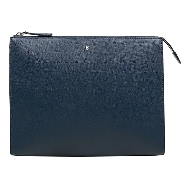 Túi Cầm Tay Nam Montblanc Sartorial Navy Clutch Bag Pochette 126055 Màu Xanh Navy