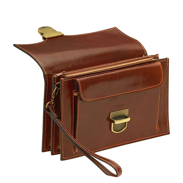 Túi Cầm Tay Old Angler Cowhide Clutch 073993MA 93MA Màu Nâu