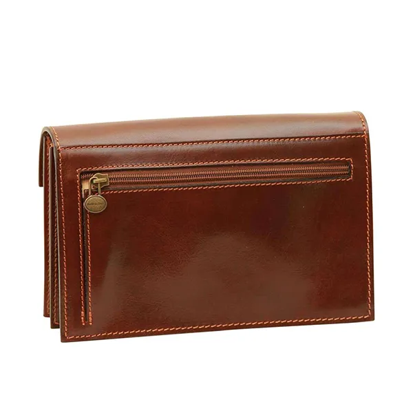Túi Cầm Tay Old Angler Cowhide Clutch 073993MA 93MA Màu Nâu