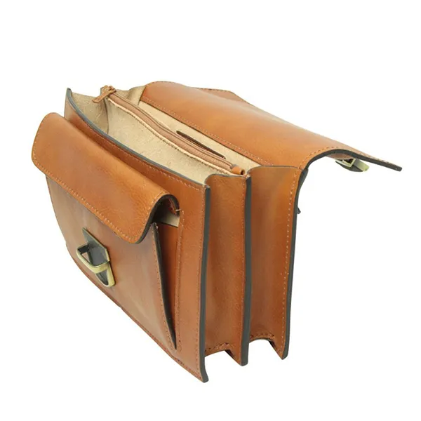Túi Cầm Tay Old Angler Leather Clutch 073989CO Màu Nâu