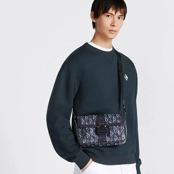Túi Đeo Chéo Dior Hit The Road Bag With Strap Màu Xanh Navy - Túi xách - Vua Hàng Hiệu