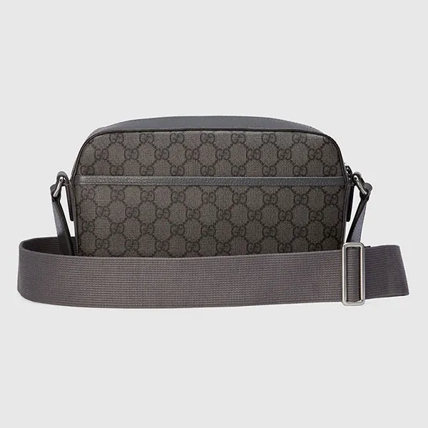 Túi Đeo Chéo Gucci Ophidia Medium Messenger Bag Grey Black Màu Xám Đen - Túi xách - Vua Hàng Hiệu