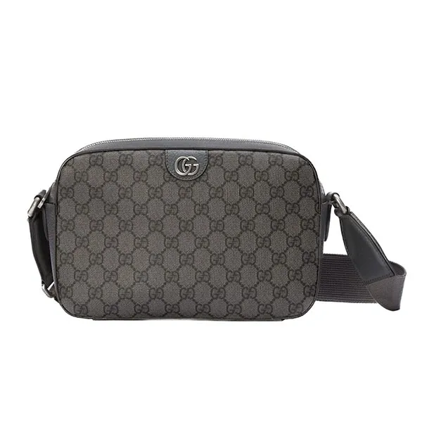Túi Đeo Chéo Gucci Ophidia Medium Messenger Bag Grey Black Màu Xám Đen - Túi xách - Vua Hàng Hiệu