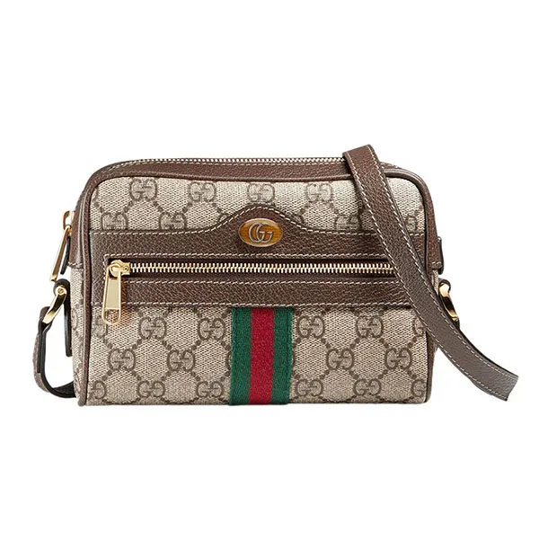 Túi Đeo Chéo Gucci Ophidia Mini Bag GG 517350 96IWS 8745 Màu Nâu