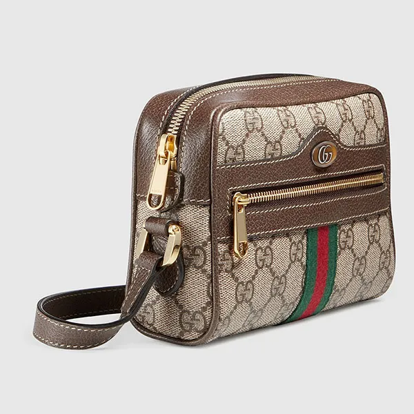 Túi Đeo Chéo Gucci Ophidia Mini Bag GG 517350 96IWS 8745 Màu Nâu