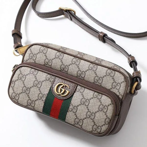 Túi Đeo Chéo Gucci Ophidia Mini Bag GG 722557 96IWT 8745 Màu Nâu - Túi xách - Vua Hàng Hiệu