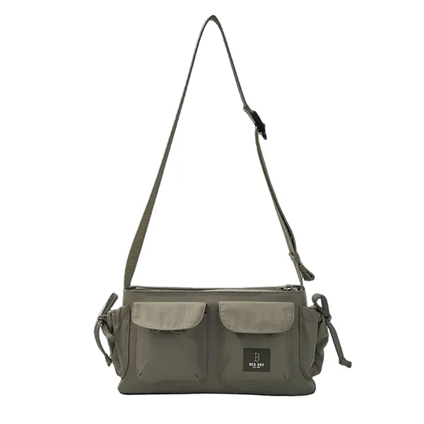 Túi Đeo Chéo MLB Basic Gofcore Pocket Crossbody Boston Red Sox 3ACRB035N-43KAP Màu Xanh Khaki - Túi xách - Vua Hàng Hiệu