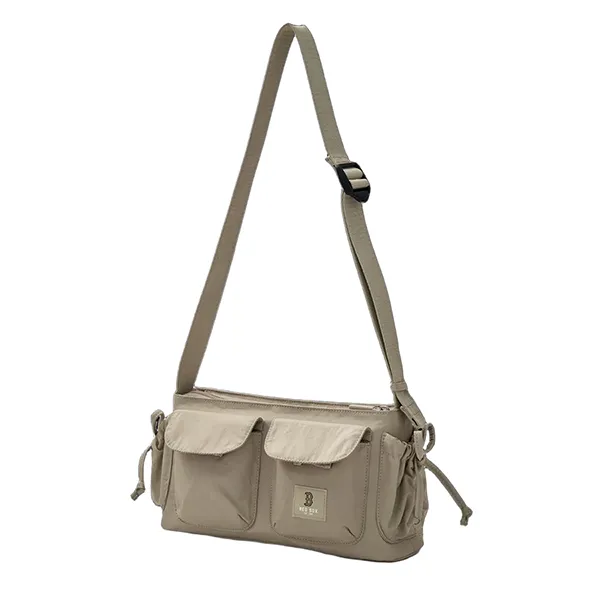 Túi Đeo Chéo MLB Basic Gofcore Pocket Crossbody Boston Red Sox 3ACRB035N-43SAS Màu Be - Túi xách - Vua Hàng Hiệu