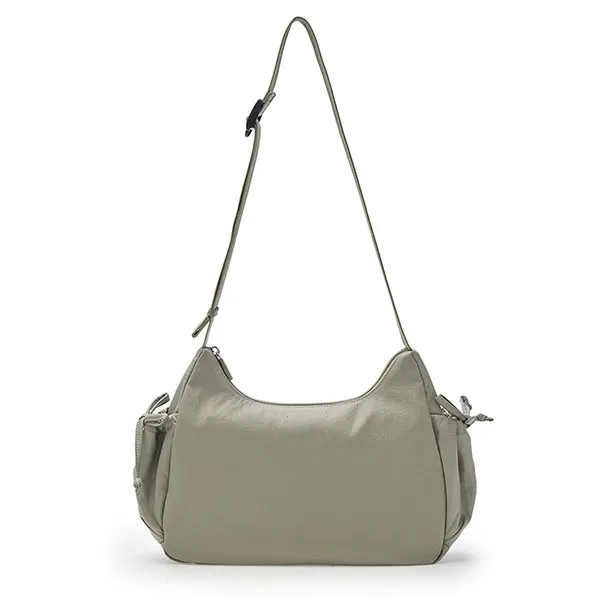 Túi Đeo Chéo MLB Basic Gofcore Pocket Shoulder Bag Boston Red Sox 3ABQB035N-43KAP Màu Xanh Khaki