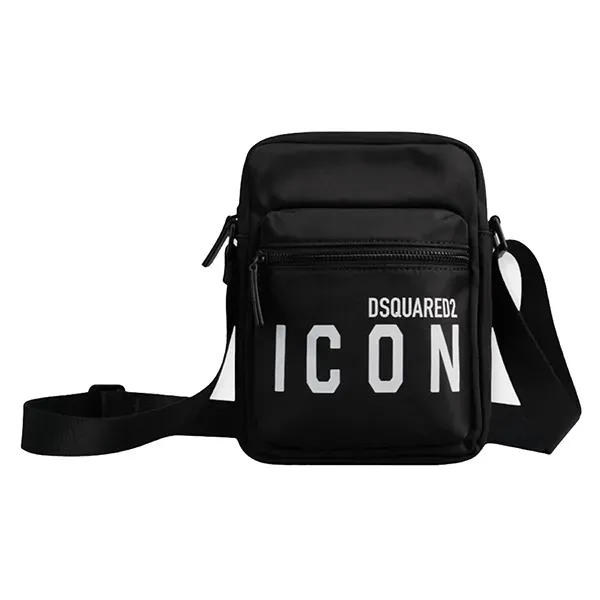 Túi Đeo Chéo Nam Dsquared2 Icon CBM0023 11703199 M436 Màu Đen - Túi xách - Vua Hàng Hiệu