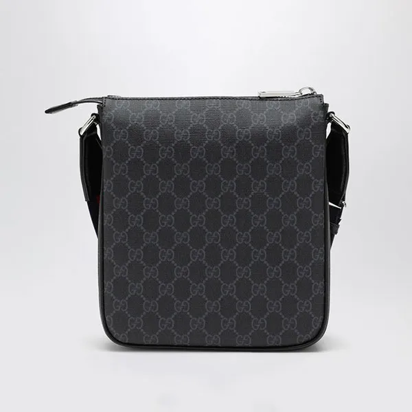 Túi Đeo Chéo Nam Gucci GG Black Messenger Bag Màu Đen - Túi xách - Vua Hàng Hiệu