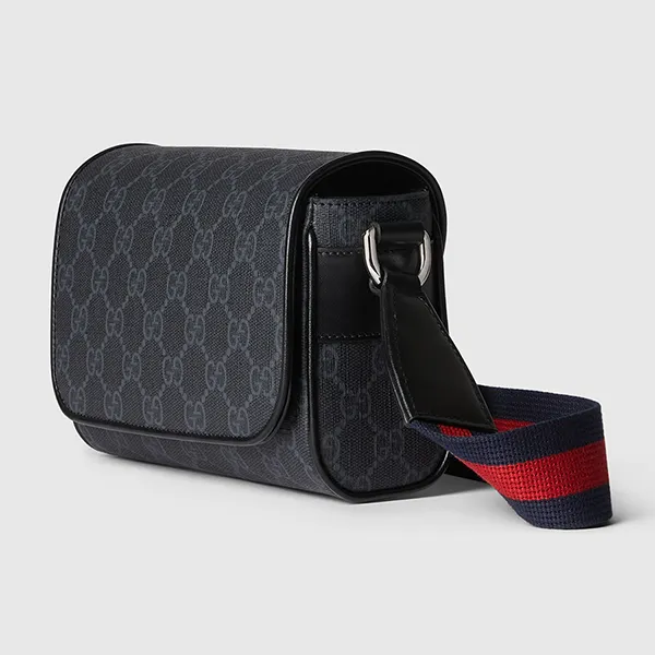 Túi Đeo Chéo Nam Gucci GG Black Mini Bag 791741 FADJA 1042 Màu Đen - Túi xách - Vua Hàng Hiệu