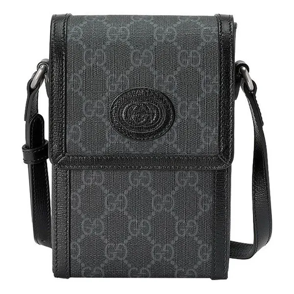 Túi Đeo Chéo Nam Gucci GG Retro Mini Shoulder Bag Màu Đen - Túi xách - Vua Hàng Hiệu