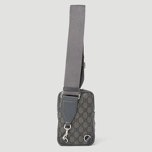 Túi Đeo Chéo Nam Gucci Ophidia GG Mini Crossbody Bag 752565 UULHK 8576 Màu Xám - Túi xách - Vua Hàng Hiệu
