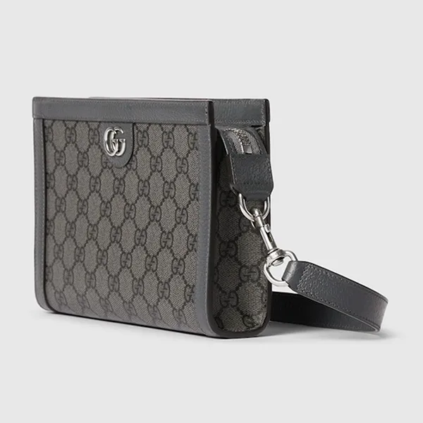 Túi Đeo Chéo Nam Gucci Ophidia Super Mini Bag 795467-UULBN-1244 Grey Màu Xám - Túi xách - Vua Hàng Hiệu