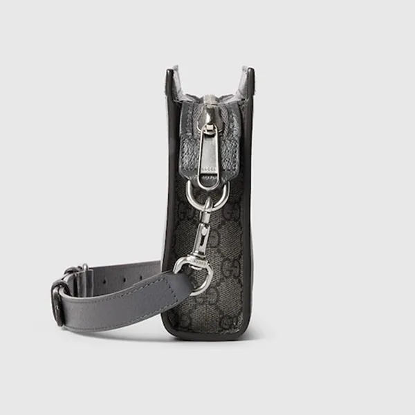 Túi Đeo Chéo Nam Gucci Ophidia Super Mini Bag 795467-UULBN-1244 Grey Màu Xám - Túi xách - Vua Hàng Hiệu