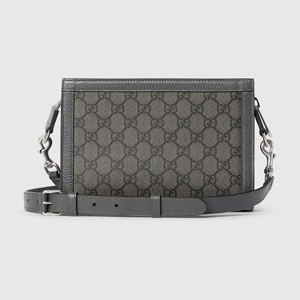 Túi Đeo Chéo Nam Gucci Ophidia Super Mini Bag 795467-UULBN-1244 Grey Màu Xám - Túi xách - Vua Hàng Hiệu