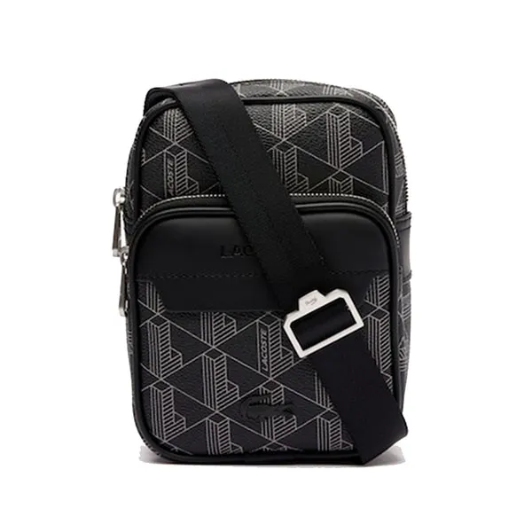 Túi Đeo Chéo Nam Lacoste Small The Blend Satchel NH4409LX Màu Đen - Túi xách - Vua Hàng Hiệu