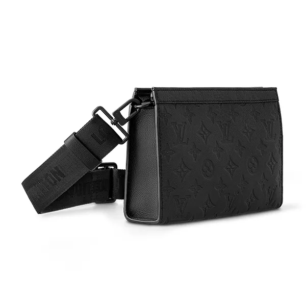 Túi Đeo Chéo Nam Louis Vuitton LV Gaston Crossbody Bag M81115 Màu Đen - Túi xách - Vua Hàng Hiệu