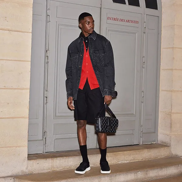 Túi Đeo Chéo Nam Louis Vuitton LV S-Cape Messenger M46794 Màu Đen